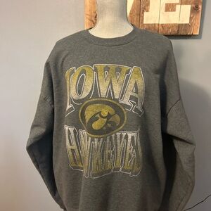 Champion Gray Iowa Hawkeyes Sweatshirt